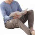 Mens Comfortable Casual Home Long Sleeve Sleeping Pajamas Suit