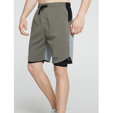 Mens Casual Breathable Drawstring Loose Fit Comfy Home Shorts