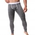 Mens Thermal Tights Elastic U Convex Pouch Sleepwear Fitness Long Johns