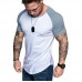 Men’s T  Shirts Round Collar T  Shirts Quick Drying Elasticity Basketball Sportswear Fitness Gym Running Short Shirts