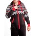 Mens Christmas Printing Fashion Pajama Set Casual Jumpsuit Loungewear