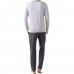 Mens Comfortable Casual Home Long Sleeve Sleeping Pajamas Suit