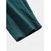 Mens 100  Cotton Solid Color Baggy Casual Drawstring Pants